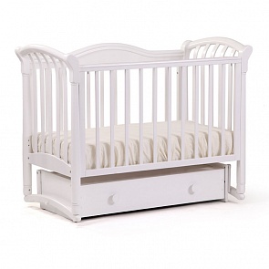 Детская кровать Лель БИ 10.2 Азалия маятник поперечный, белый (Лель, LIEL-БИ 10.2_белый)